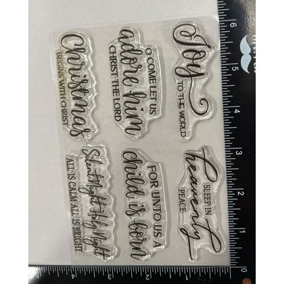 Rubbernecker Reason for the Season Set 35019 holiday stamps 11811 - Picture 2 of 2